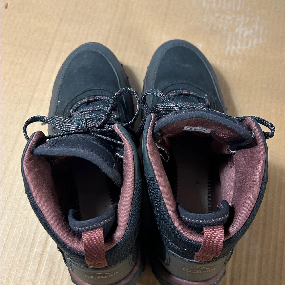 L.L. Bean Snowfield Insulated Mid Boots Size 9 Hiking‎ Camping Gorp Outdoors